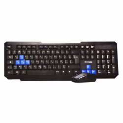 Ensemble Clavier Souris Sans Fil Macro K716 - Noir