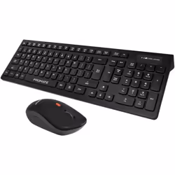 Ensemble Clavier & Souris PROMATE ProCombo-12 - Technologie de connectivité: Sans Fil - Interface: Nano USB 2.4GHz - Résoluti ...