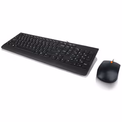 Ensemble Clavier + Souris Lenovo - Clavier et souris filaires - Souris 3 boutons - Dimensions Clavier (L x P x H): 424 x 146  ...