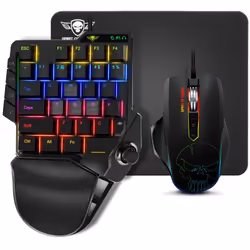 Ensemble Gaming Mini Clavier Mécanique avec Souris Gaming avec Tapis Souris Spirit Of Gamer Xpert G900
