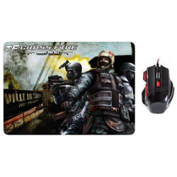 Ensemble Souris Gamer et Tapis Cesar G500