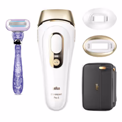 Épilateur BRAUN PL5147 à Lumière Pulsée Silk·expert Pro 5 - Type d'épilation : Corps - 10 niveaux d'intensité - 400 000 flash ...