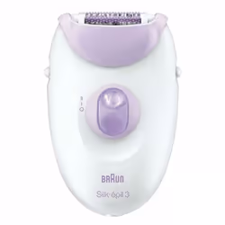 Épilateur BRAUN SILK-3 SE3000 - Blanc&Violet