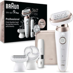 Epilateur Braun Silk Epil 9 6en1 Flex SES9-360 Blanc