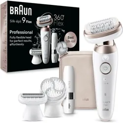 Epilateur Braun Silk Epil 9 6en1 Flex SES9-360 Blanc