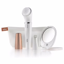 Tête fine pour une précision ultime - Épilation faciale-Jusqu'à 4 semaines de peau sans cheveux - 10 micro-ouvertures capture ...