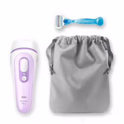 BRAUN Silk Expert Pro 3 - Epilateur à lumière pulsée - 300 000 flashs , 3 niveaux d’intensité - Technologie SensoAdapt™1 - 2 ...