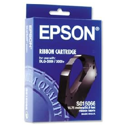 Epson SIDM Black Ribbon Cartridge for DLQ-3000/+/3500 (C13S015066BA)