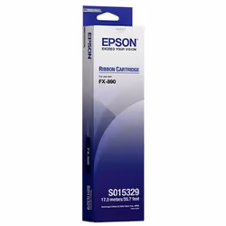 Epson SIDM Black Ribbon Cartridge for FX-890 (C13S015329BA), FX-890, Dot Matrix, 9 broches, Chine, 120 g, 80 mm