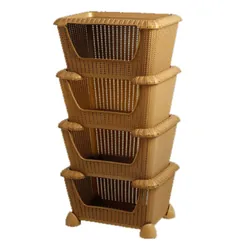 Étagère de Rangement Sofpince Tresse Marron