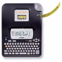 Étiqueteuse CASIO - Ecran: LCD (95 x 32 points) - Taille de l'écran: 16 chiffres x 3 lignes - Clavier: QWERTY - Résolution d' ...