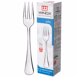 Etui Fourchettes à Gâteau Série Zina WINOX - Nombre de pièces: 12 - Ajoutant une touche de raffinement aux tables élégantes g ...