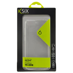 Etui TPU Ksix Flex pour Huawei Y6 2018 / Transparent