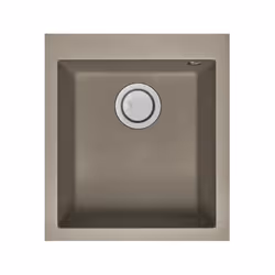 Évier 41 cm Graniteck Focus 1 bac- Mesure: 410 x 500 mm- Encastrement: 390 x 480 mm- Bases: 450 mm- Profondeur du bac: 190 mm ...