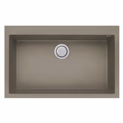 Évier 80 cm Graniteck Focus 1 bac- Mesure 790 x 500 mm - Encastrement 770 x 480 mm - Bases 800 mm - Profondeur du bac 200 mm  ...