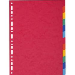 Exacompta 1412E intercalaire Carton Multicolore 12 pièce(s)