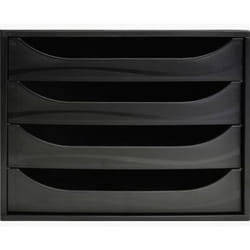 Exacompta 228014D unité de tiroir de bureau Noir