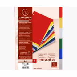 Exacompta 3006E intercalaire Polypropylène (PP) Multicolore