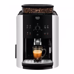 Machine à café Expresso Krups ARABICA EA811840 - Puissance 1450W - Pression 15bars - Broyeur à grains avec cônes métalliques  ...