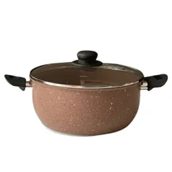 Faitout Cook'Art Granite 18Cm Marron