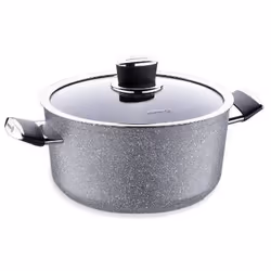 Faitout Korkmaz Palma A3903 - Nombre de Pieces : 2 - Dimension : 24 cm - Matériau : Granite - Produit entièrement à partir de ...