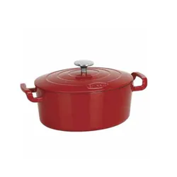 Faitout Sitram Fonte 4 Litres Oval Rouge (710839)