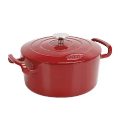 Faitout Sitram Fonte 5 Litres Oval Rouge (711086)
