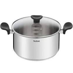 Faitout TEFAL Primary Avec Couvercle 24 cm - Inox