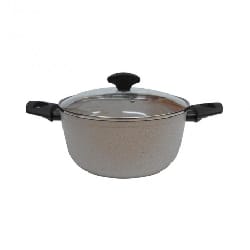 Faitout TVS GEA 24 cm + couv pyrex minéral + induction (TVAL33145)