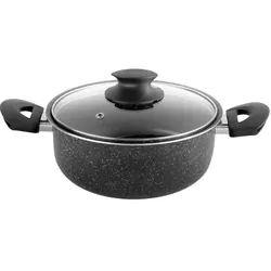 Faitout Winox Série Granite Black 24Cm Noir