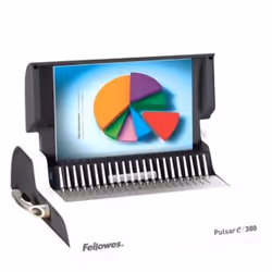 Fellowes Perforelieur Pulsar-E 300 Electrique, Electrique, 240 feuilles, Blanc