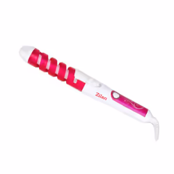 Fer à Boucler ZILAN ZLN0429 - Inicateur LED - Chauffage rapide jusqu'à 200 °C - Diamètre de la brosse: 19 mm - Baril de revêt ...