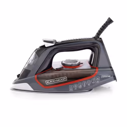 Fer A Repasser Black & Decker - Puissance : 2200W - Semelle : recouverte de céramique - Vapeur: continue O/P de 35 g pour un  ...