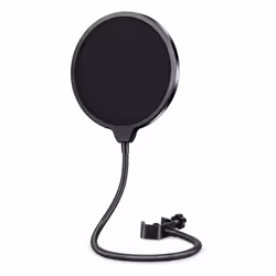 Filtre De Microphone VARR Anti-Pop - Matière: Plastique, métal, tissu - Double membrane sans couture - Position des bras: n'i ...