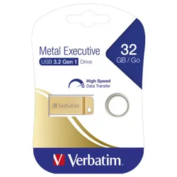 Flash Disque Verbatim 32Go USB 3.2 Gold