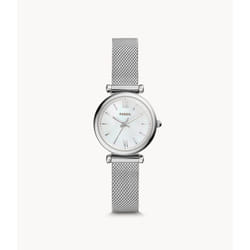 Fossil Carlie Montre bracelet Femelle Quartz Argent