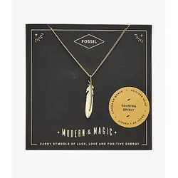 Fossil JF03381710 collier Femme Acier inoxydable