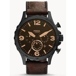 Fossil Nate Montre bracelet Mâle Quartz Noir