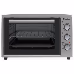 Four Électrique BIOLUX - Puissance: 1400 Watts - Volume: 35 Litres - Température: Réglable de 250° - Minuterie: 90 minutes -  ...