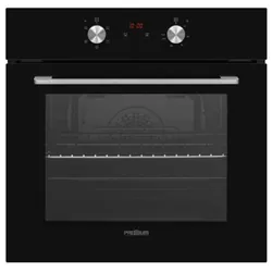 Four Encastrable Premium AF6050.B01 65 L 6 Fonctions Acier noir / Verre noir
