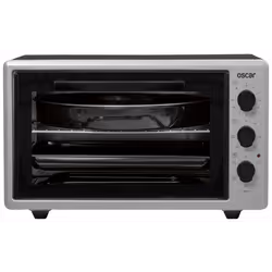 Four Electrique OSCAR 45L- Silver -- Four Électrique SEG - Puissance: 1400 Watts - Volume: 45 Litres - 5 Fonctions (Haut et B ...