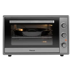Focus F 60G - Mini four électrique, 60 L, 2000 W, 6 fonctions, gris