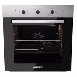 Four Encastrable Électrique JOKER - Largeur: 60 cm - Capacité: 66 L - 6 Programmes - minuterie mécanique - Ventilateur turbo  ...
