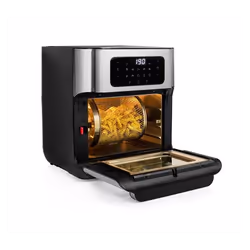 AeroFryer Friteuse sans huile & Four électrique Multifonctions ,  Panier à frites rotatif, 10 programmes pour frire, cuire, g ...