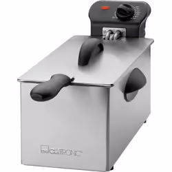 Friteuse Clatronic FR 3586 - Capacité 3L - Puissance 2000 W - Thermostat réglable avec témoins de contrôle - Bac à graisse am ...