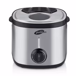 Friteuse GOLD MASTER - Puissance: 1200W - Capacité: 1.2L d’huile - Température réglable de 130-190 ° C - Chambre à huile amo ...