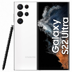 Galaxy S22 Ultra 5G 12Go/256Go Blanc - Édition Boutique Officielle Samsung