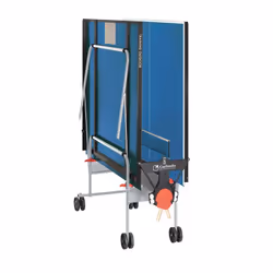 Garlando C-113E table de tennis de table Table de tennis de table sur roulettes (2 plateaux et 1 châssis) Bleu - Vue supplémentaire 3