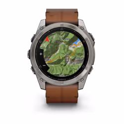 Garmin Fenix 8 3,56 cm (1.4") AMOLED 51 mm Numérique 454 x 454 pixels Écran tactile Titane Wifi GPS (satellite) - Vue supplémentaire 5
