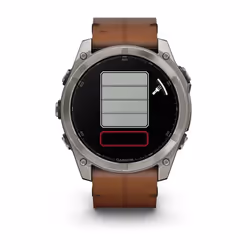 Garmin Fenix 8 3,56 cm (1.4") AMOLED 51 mm Numérique 454 x 454 pixels Écran tactile Titane Wifi GPS (satellite) - Vue supplémentaire 8